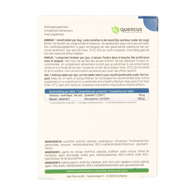 Quercus Folate B12 - Afbeelding 4