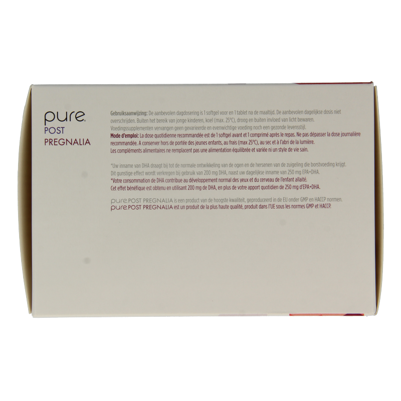 Pure Post pregnalia 30 tabletten & 30 softgels - Afbeelding 3