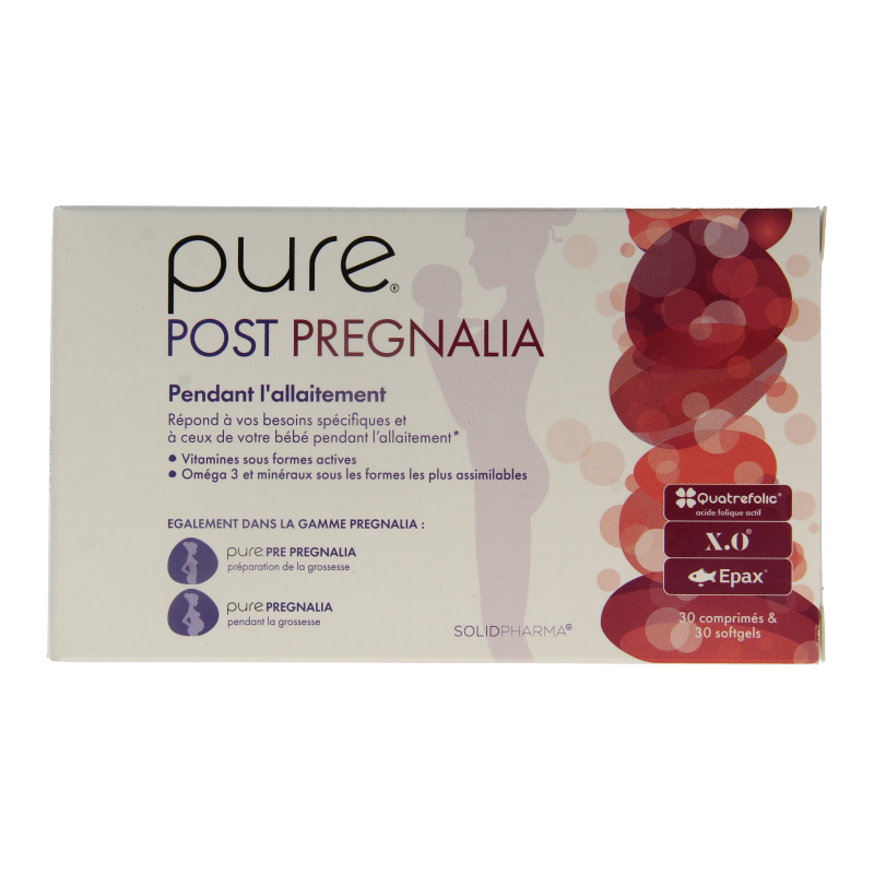 Pure Post pregnalia 30 tabletten & 30 softgels - Afbeelding 4