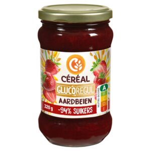 Cereal Aardbeienjam minder suikers
