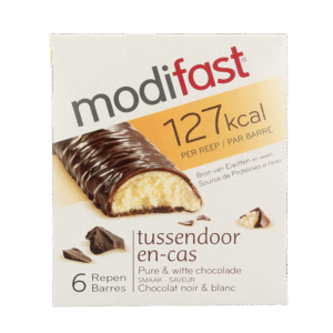 Modifast Proteine shape bar dark and white chocolate 6x31g