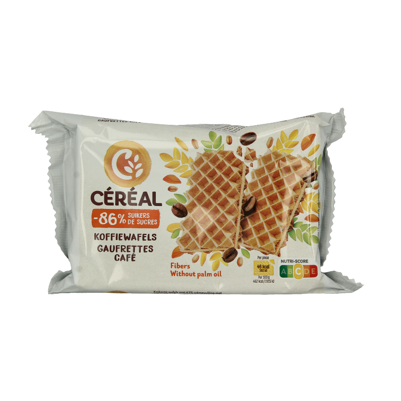 Cereal Koffiewafels minder suiker maltitol