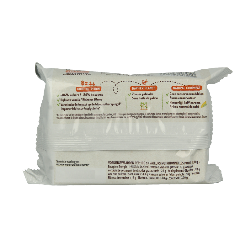 Cereal Koffiewafels minder suiker maltitol - Afbeelding 3