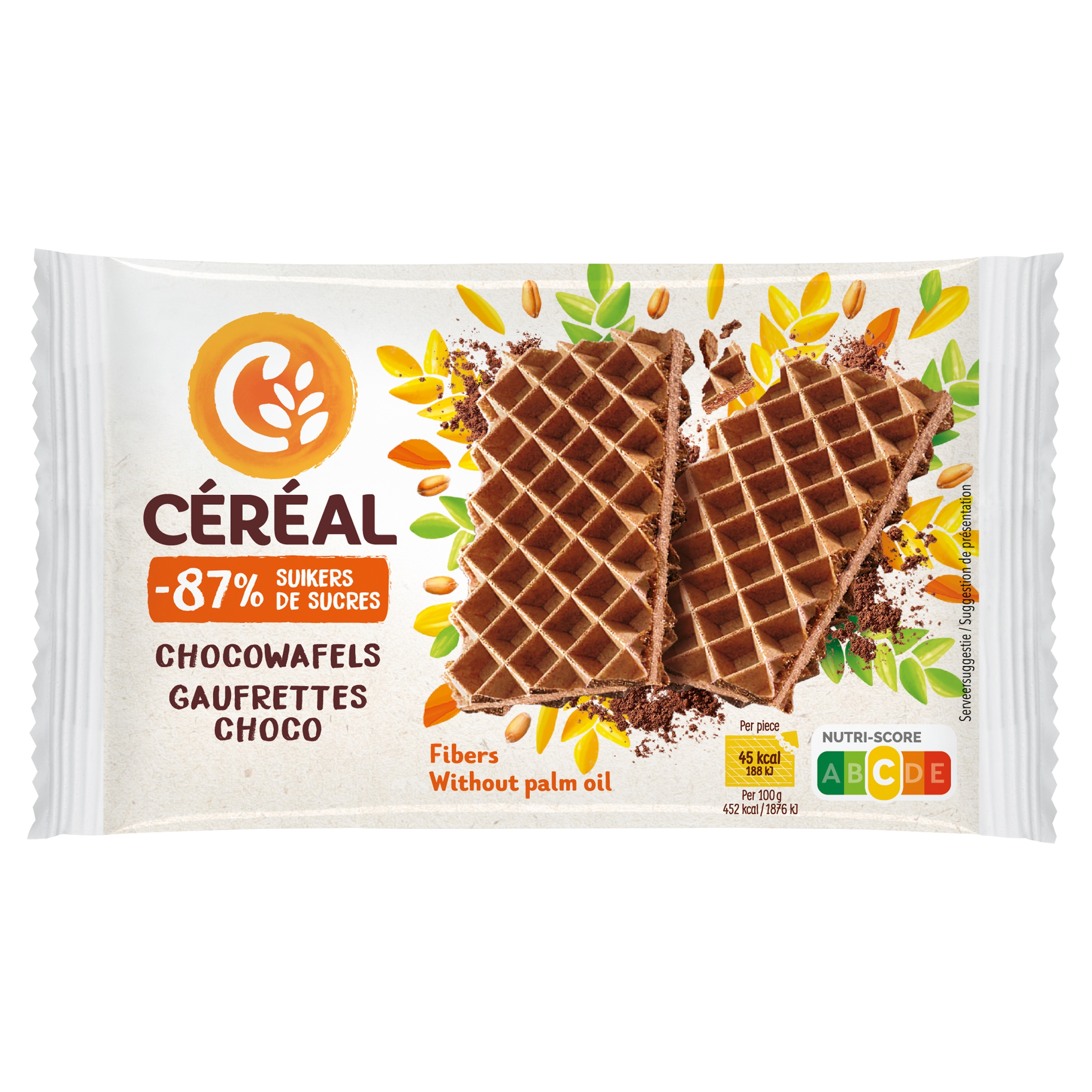 Cereal Chocowafels minder suikers