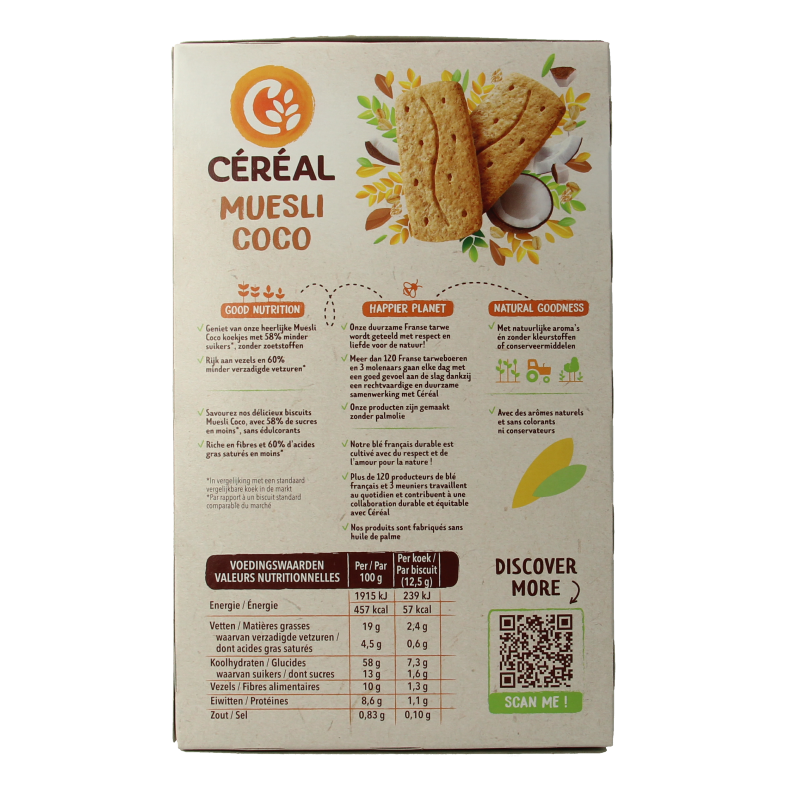 Cereal Koekjes muesli/cocos - Afbeelding 4