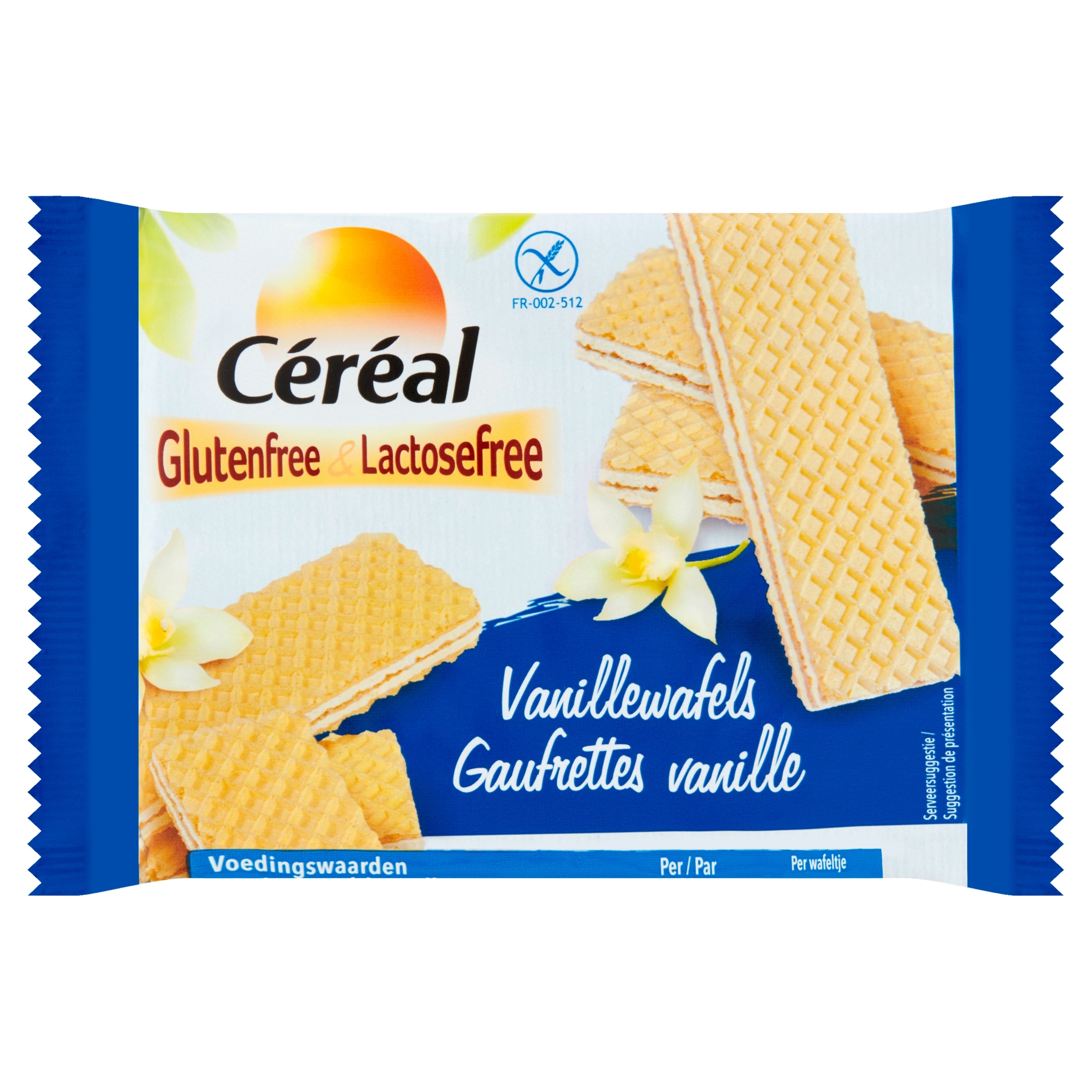 Cereal Vanille wafels glutenvrij bio