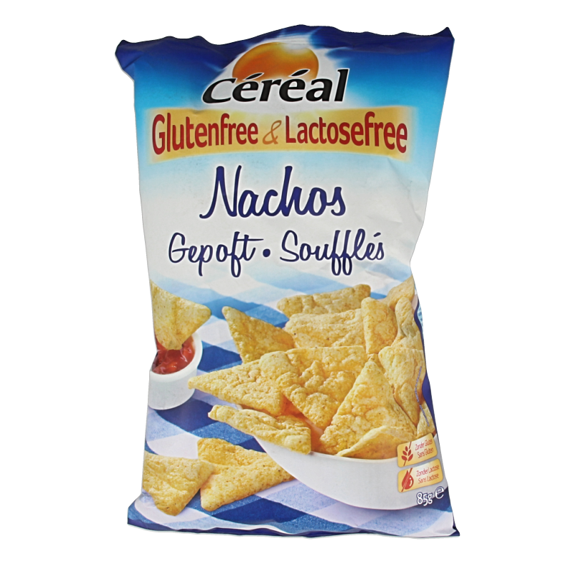 Cereal Nachos gepoft glutenvrij