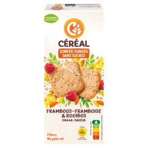 Cereal Koekjes framboos rooibos zonder suikers