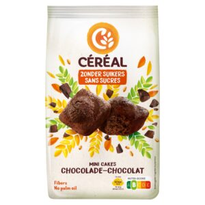 Cereal Mini chocoladecakes zonder suikers