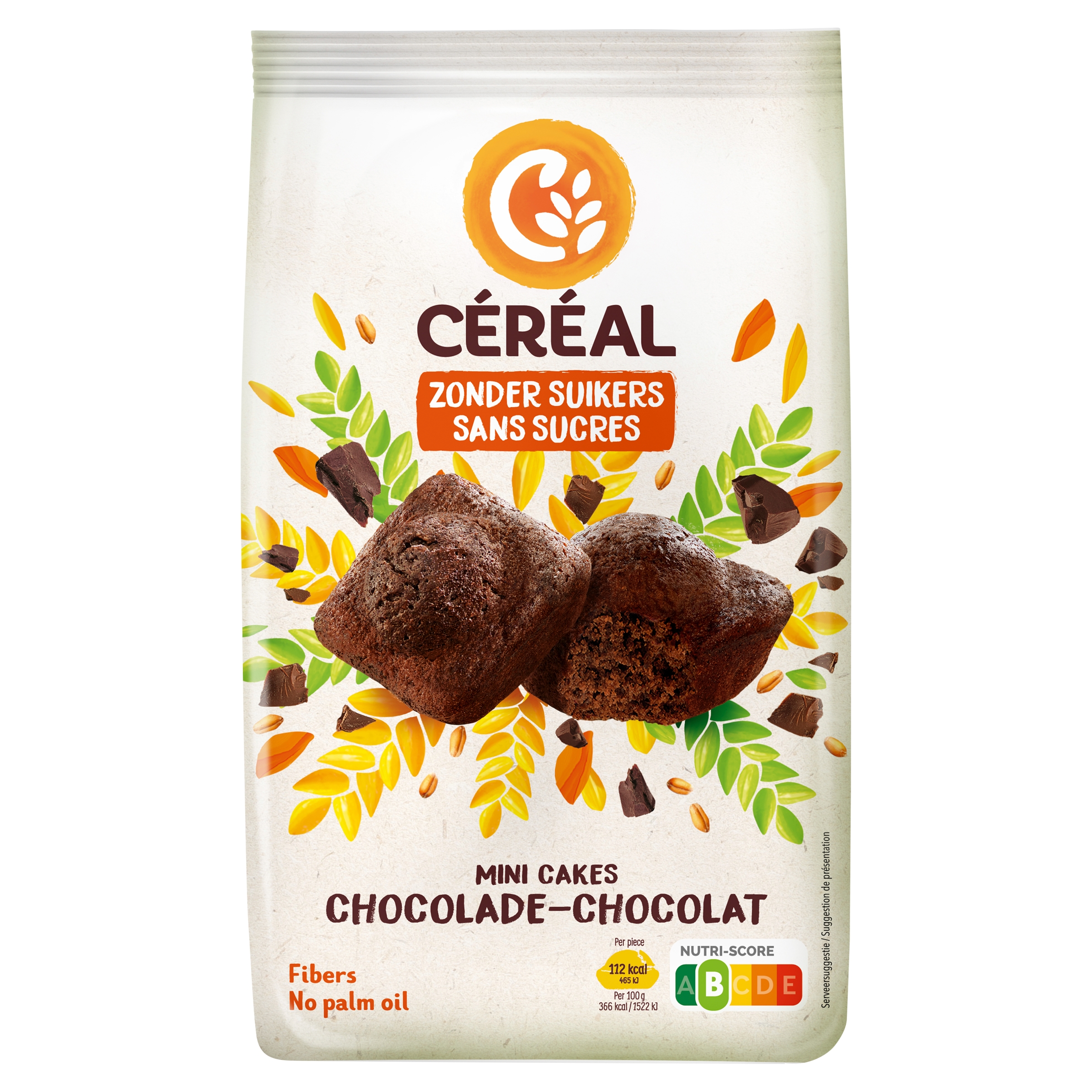 Cereal Mini chocoladecakes zonder suikers