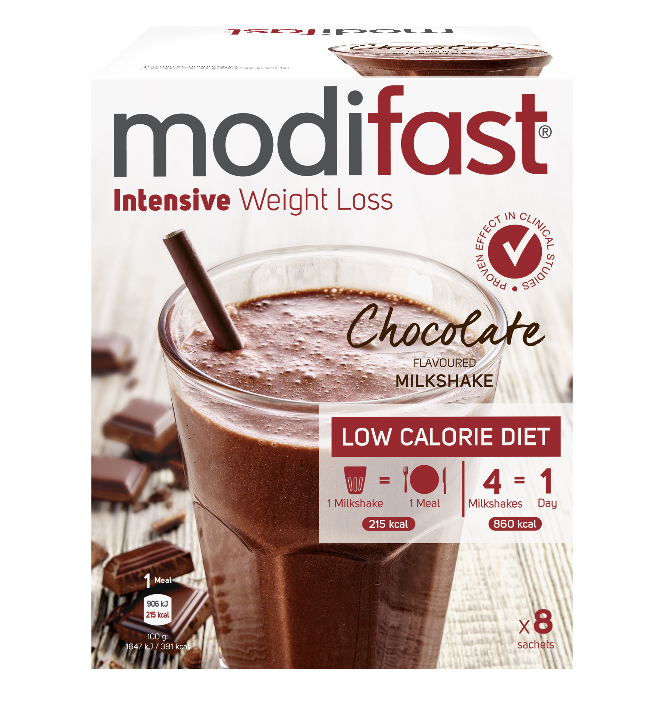 Modifast Intensive milkshake chocolate