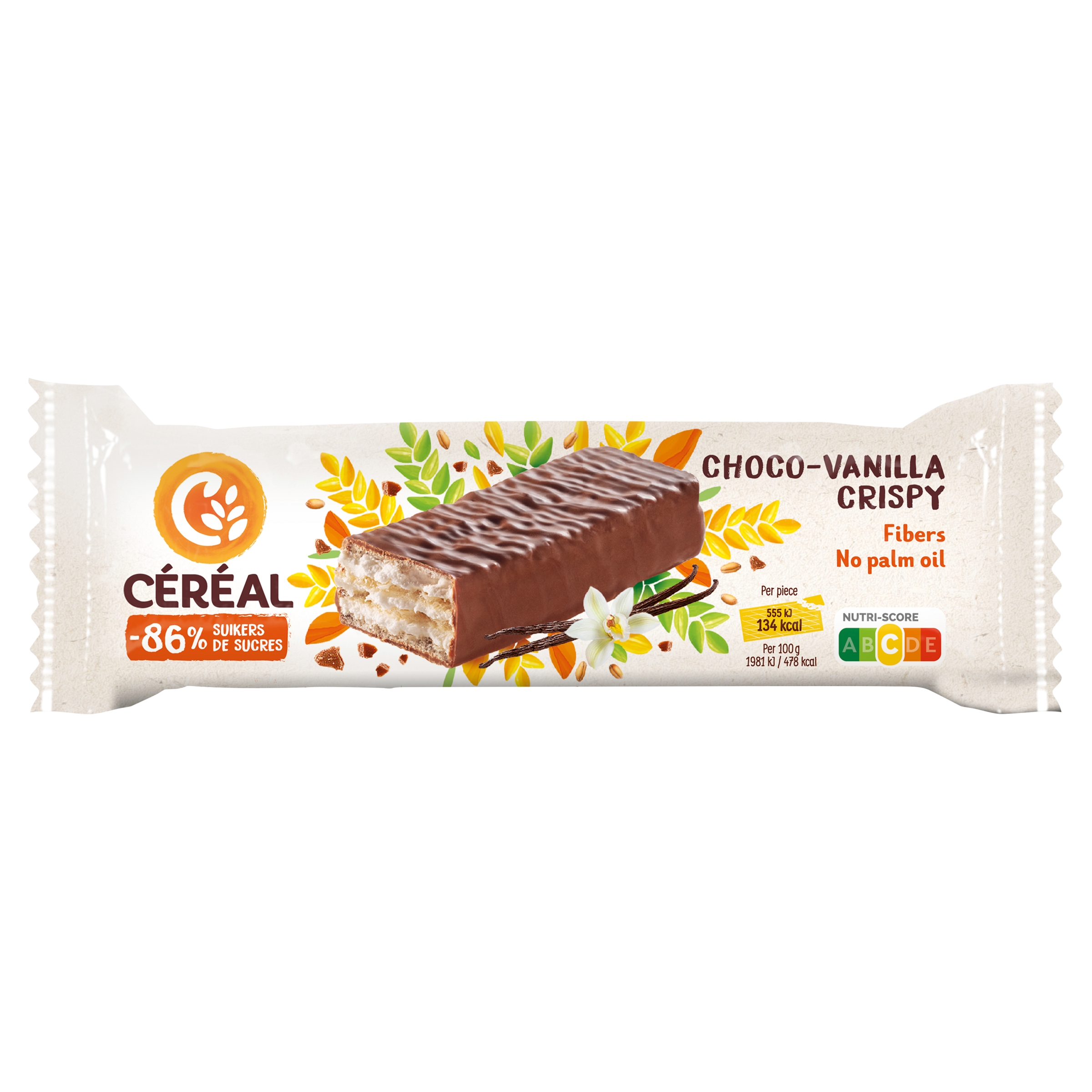 Cereal Reep chocolate vanilla crispy