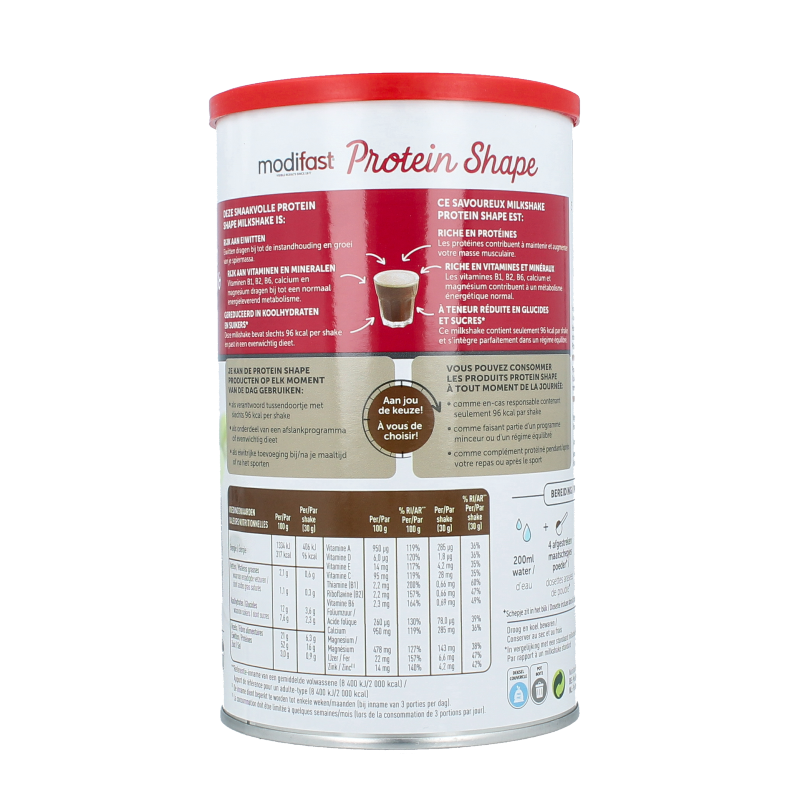 Modifast Proteine shape milkshake chocolate - Afbeelding 3