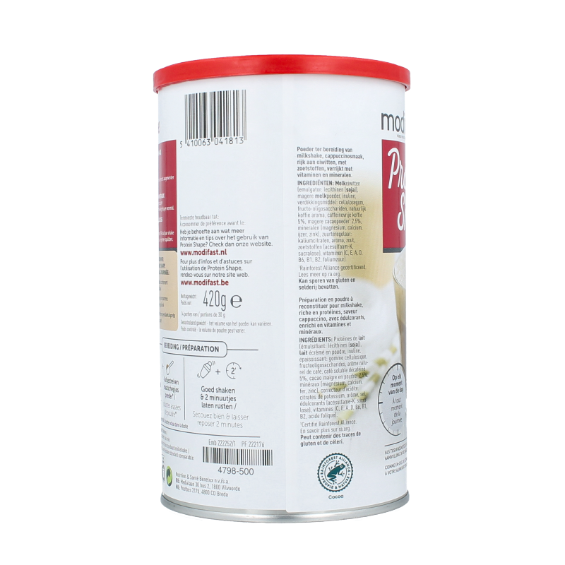 Modifast Proteine shape milkshake cappuccino - Afbeelding 2