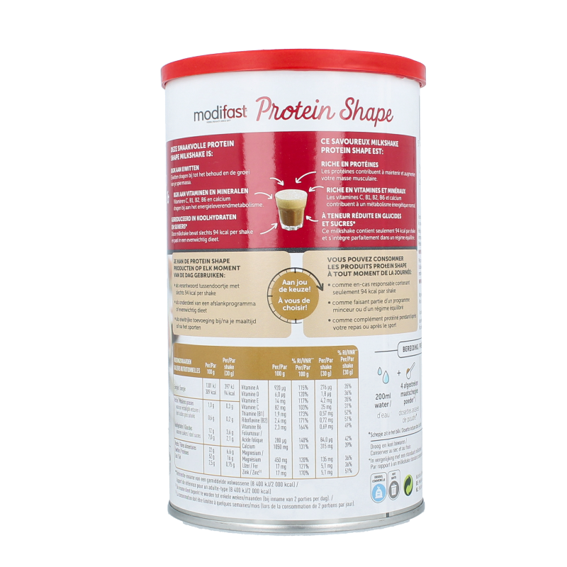 Modifast Proteine shape milkshake cappuccino - Afbeelding 3
