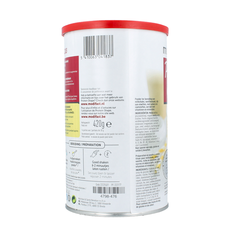 Modifast Proteine shape milkshake vanille - Afbeelding 2
