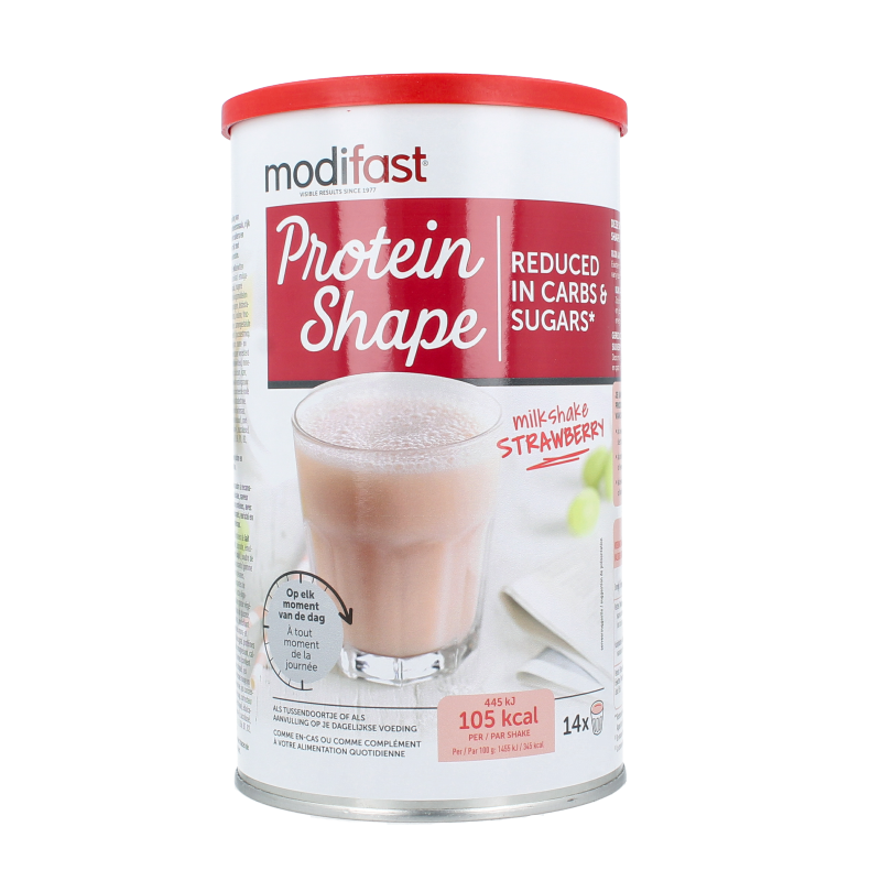Modifast Proteine shape milkshake strawberry