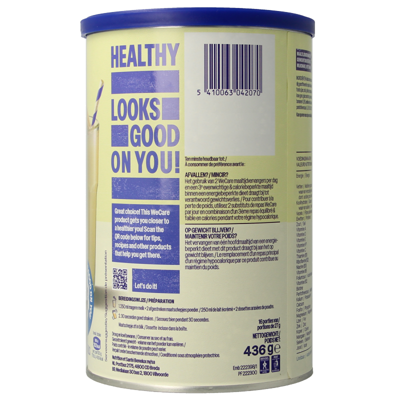 WeCare Meal replacement shake golden banana - Afbeelding 3