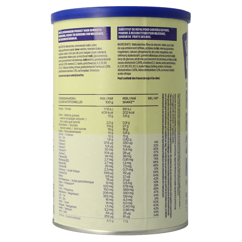 WeCare Meal replacement shake forest fruits - Afbeelding 2