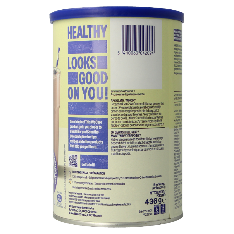 WeCare Meal replacement shake forest fruits - Afbeelding 3