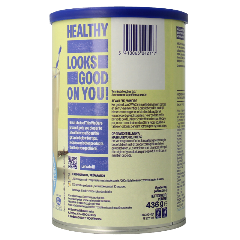 WeCare Meal replacement shake French vanilla - Afbeelding 3