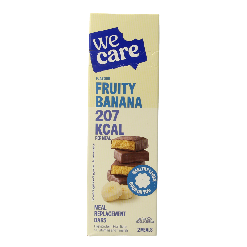 WeCare Meal replacement bars fruity banana