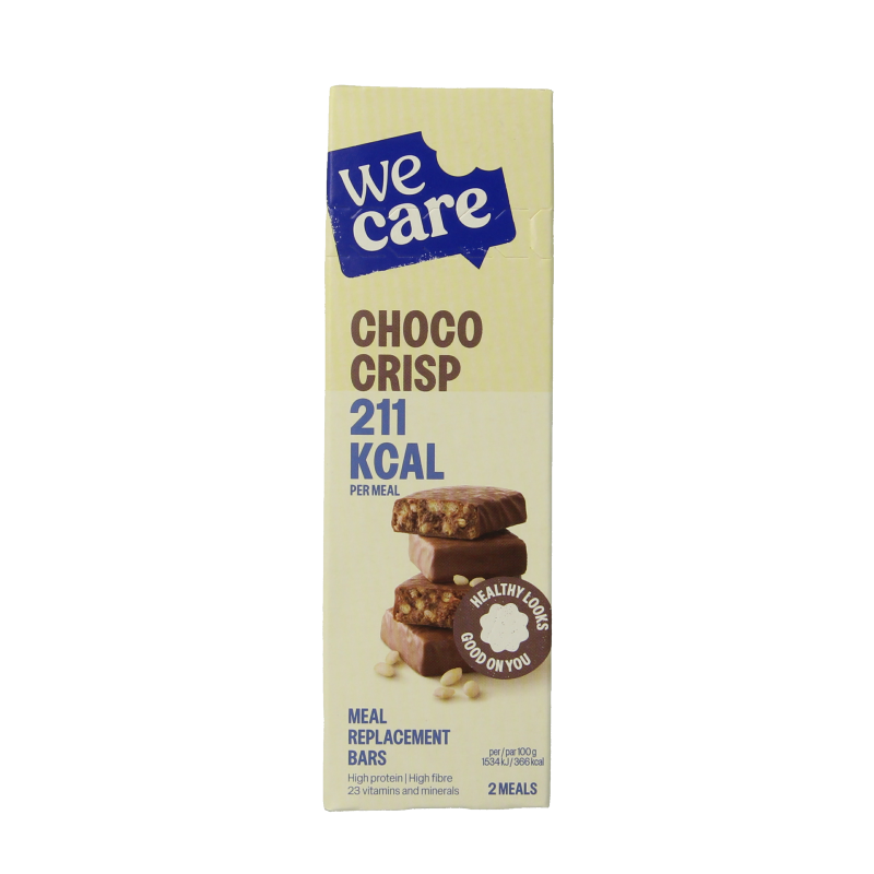 WeCare Meal replacement bars choco crisp