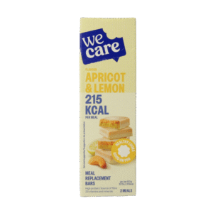 WeCare Meal replacement bars apricot & lemon