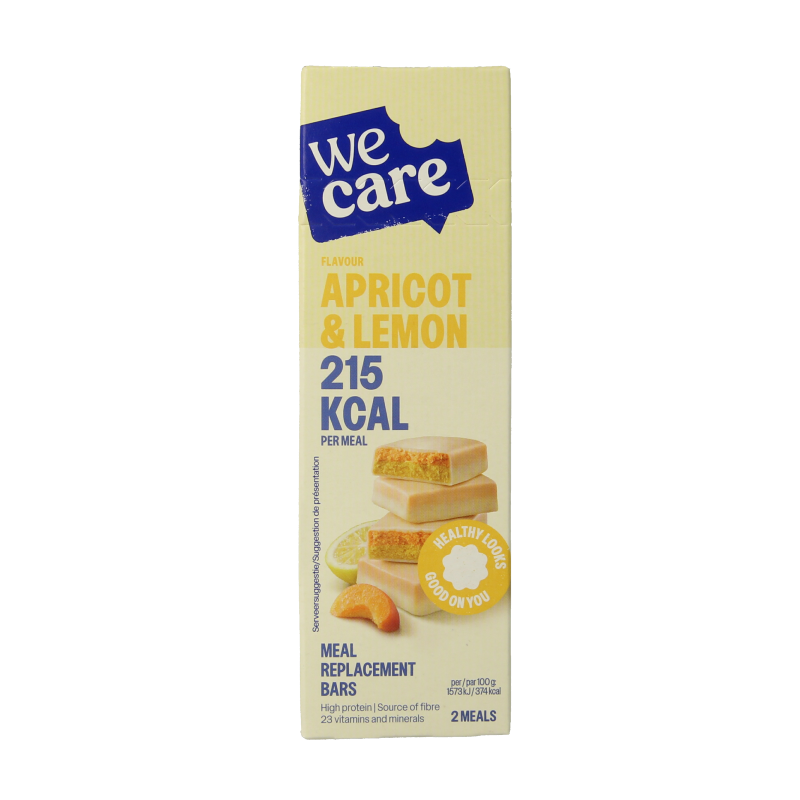 WeCare Meal replacement bars apricot & lemon