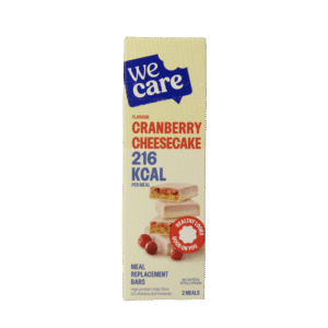WeCare Meal replacement bars cranberry cheesecake