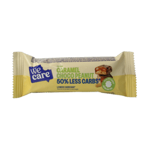 WeCare Lower carb bar caramel choco peanut