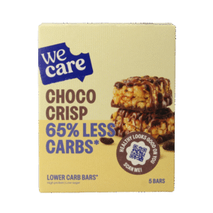 WeCare Lower kcal/carb bars choco crisp