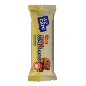WeCare Lower kcal/carb bar fudge caramel