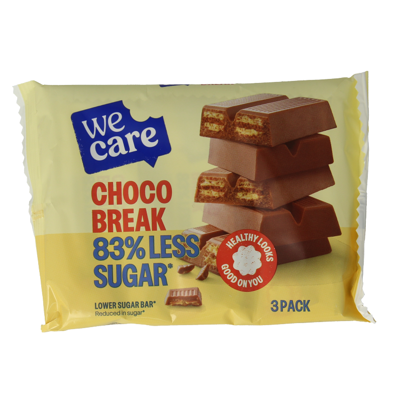 WeCare Lower kcal/sugar bar choco break