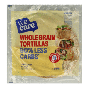 WeCare Lower kcal/carb whole grain tortillas
