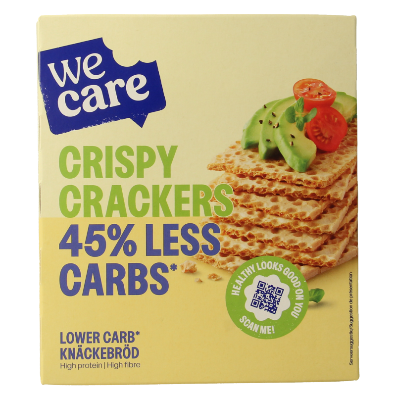 WeCare Lower kcal/carb crispy crackers