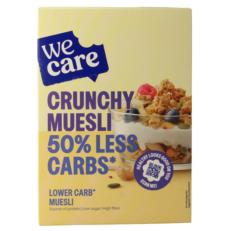 WeCare Lower kcal/carb crunchy muesli