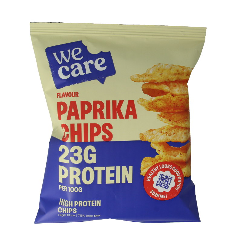 WeCare High protein paprika chips