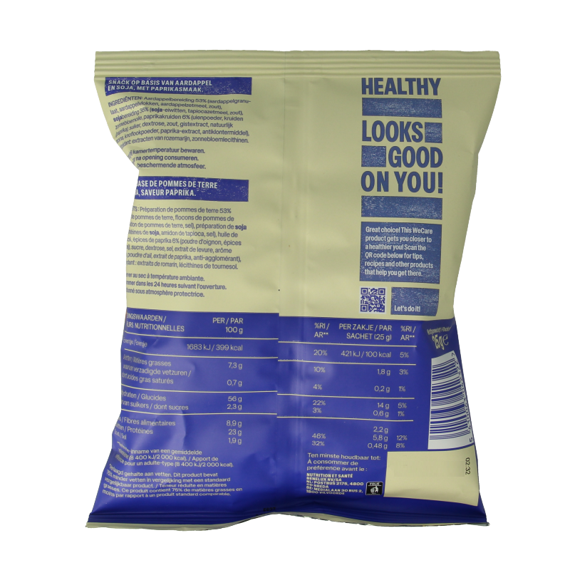 WeCare High protein paprika chips - Afbeelding 2