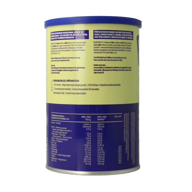 WeCare High protein shake cookies & caramel - Afbeelding 2