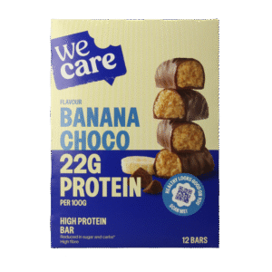 WeCare High protein bars banana choco