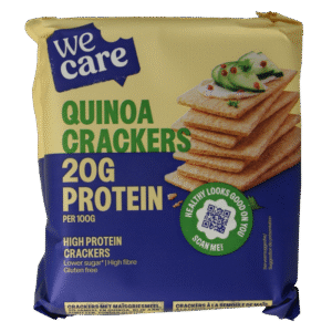 WeCare High protein quinoa crackers
