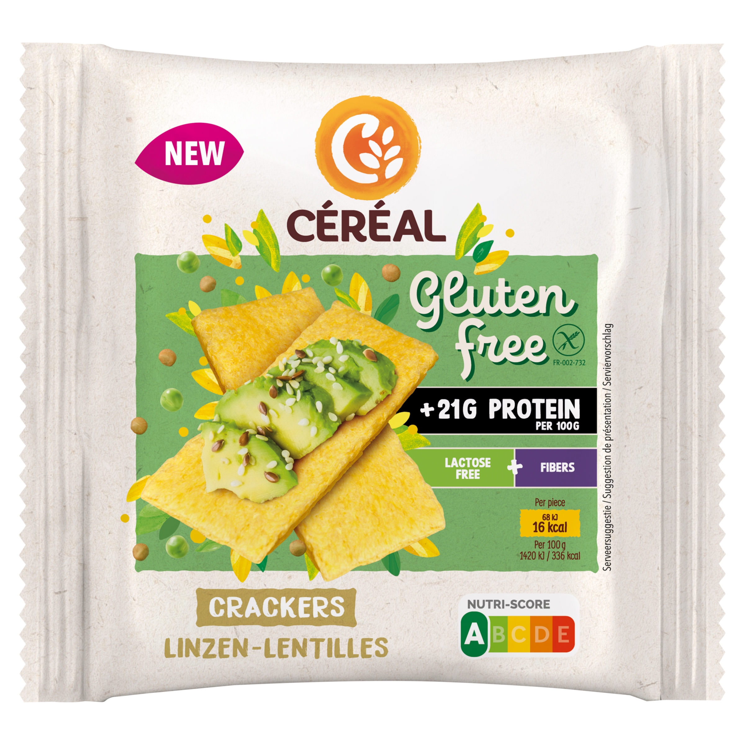 Cereal Linzen crackers gluten- en lactosevrij