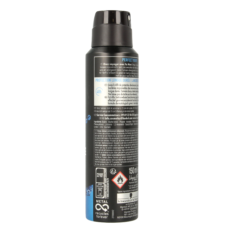 FA Deodorant spray men perfect wave - Afbeelding 2