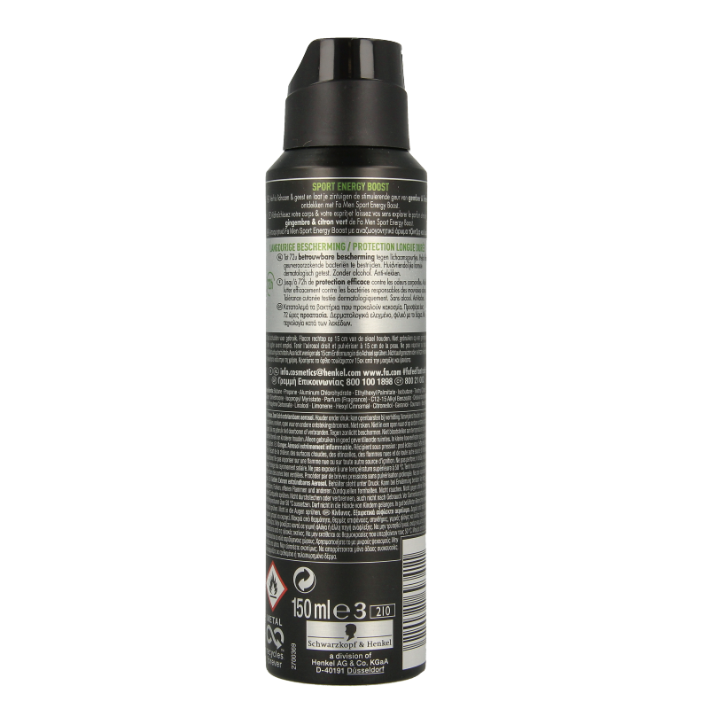 FA Deodorant spray men sport energy boost - Afbeelding 2