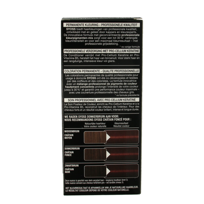 Syoss Colors 3-28 donker chocolade - Afbeelding 3