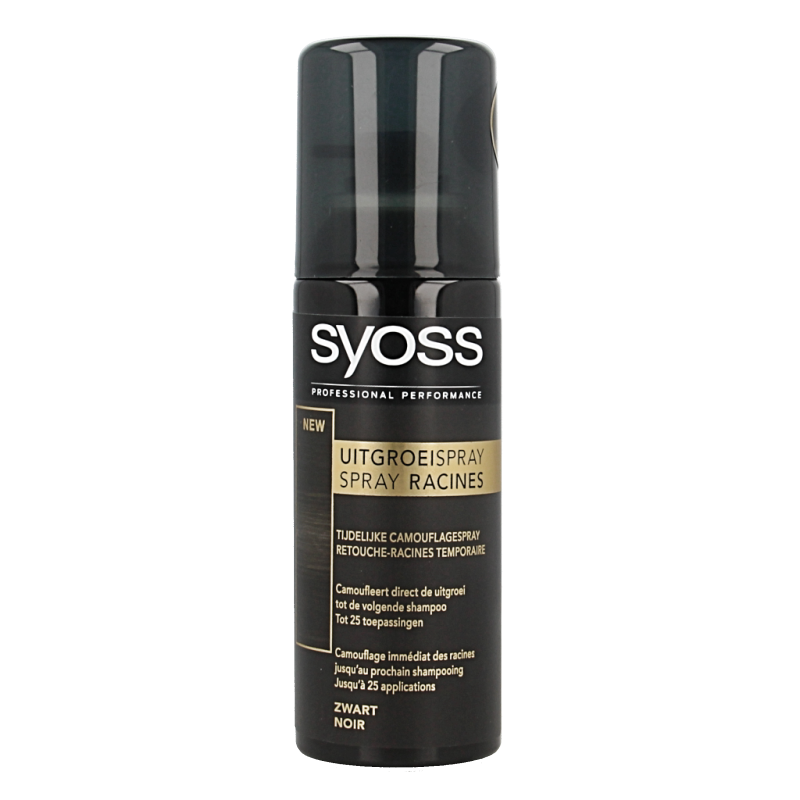 Syoss Uitgroeispray zwart