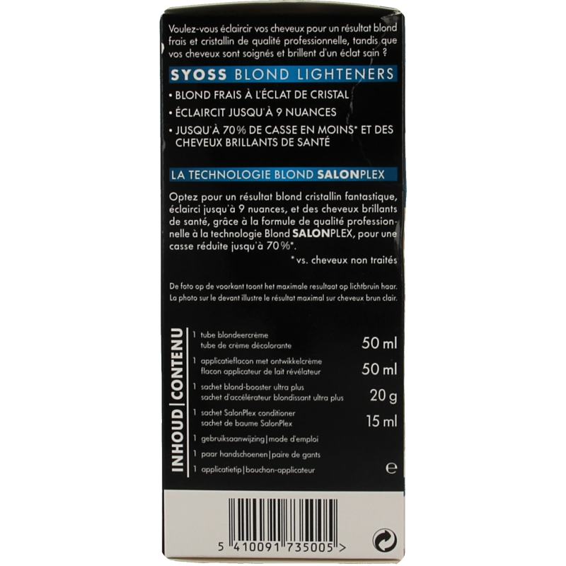 Syoss Colors creme 13-0 ultra plus lightener - Afbeelding 2