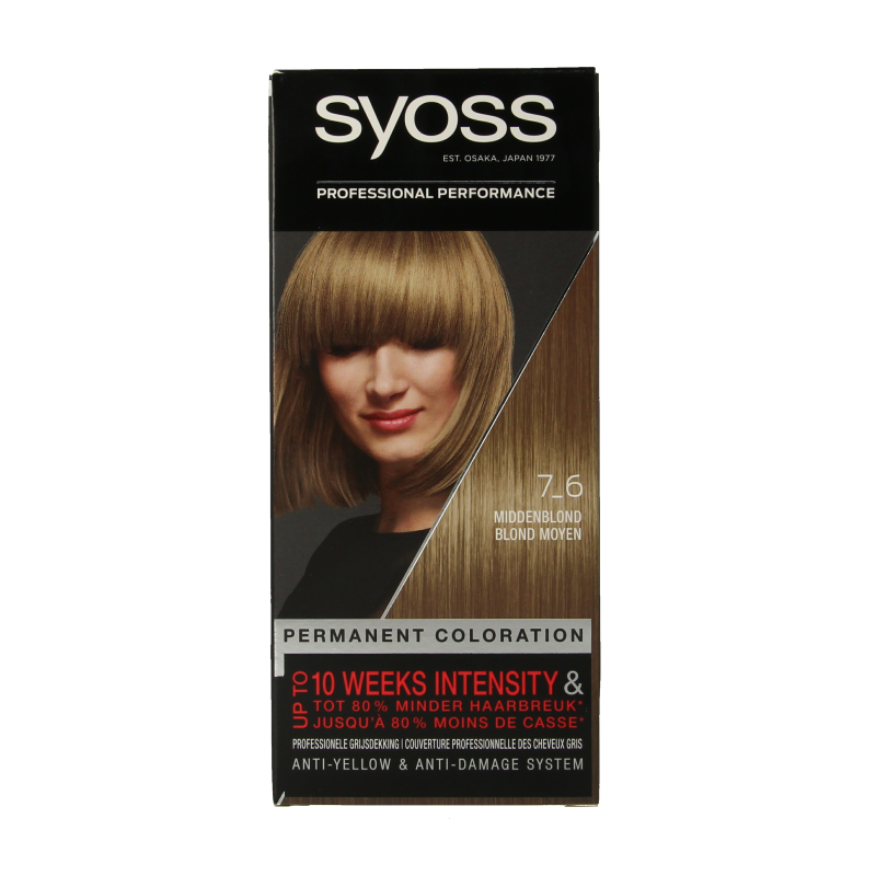 Syoss Color baseline 7-6 middenblond haarverf