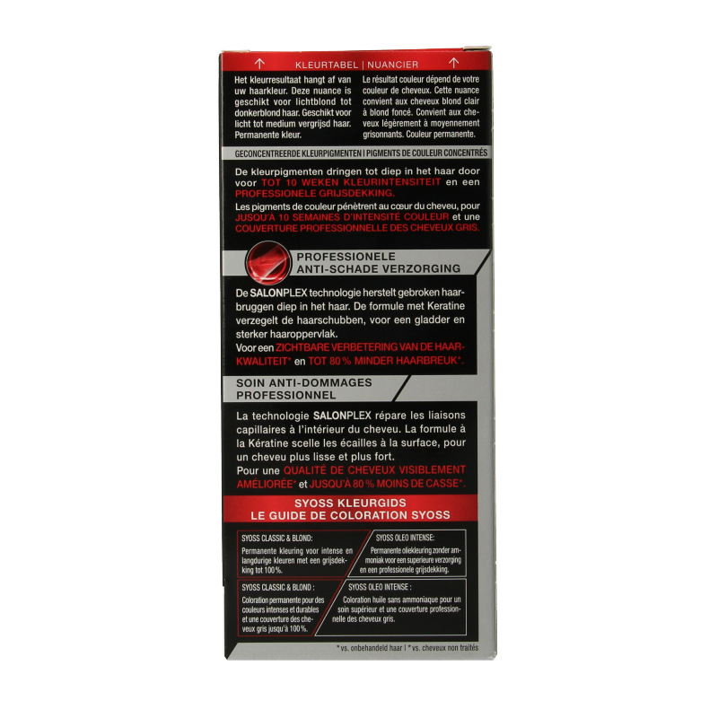 Syoss Color baseline 7-6 middenblond haarverf - Afbeelding 4
